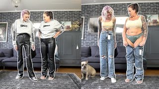 LIKADANA KLÄDER PÅ TVÅ OLIKA KROPPAR