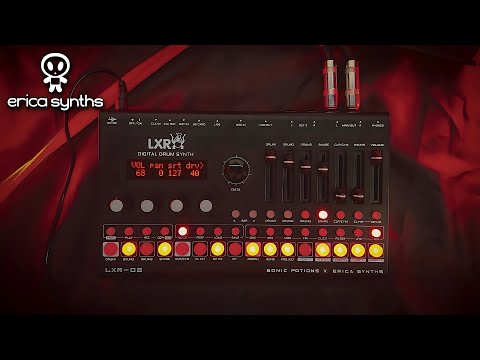 🔥 Erica Synths LXR-02 Drum Machine Sound Test | Epic Techno Soundscapes & Rhythms! 💥
