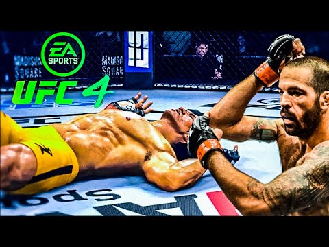 BRUCE LEE VS MATT BROWN | UFC 4 BRUTAL FIGHT | UFC 4 | UFC 4 2021 | EA SPORTS UFC 4