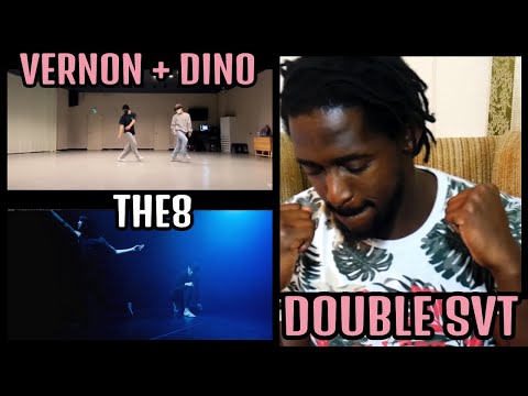 DANCER REACTS SVT: THE8 Contemporary ART Falling Down to DINO'S DANCEOLOGY Toosie Slide with Vernon