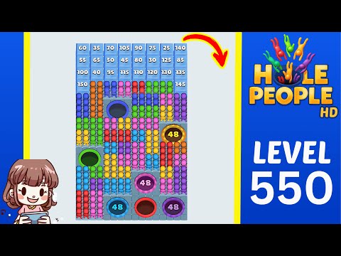 Hole People Level 550 Solution Walkthrough