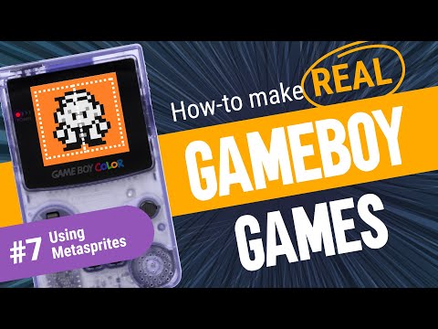 Drawing Big Objects with Metasprites - How to make Game Boy Games with GBDK 2020