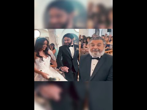 المشاهد الأولى من زفاف الفنان يوسف ماجد الكدواني في إحدى الكنائس