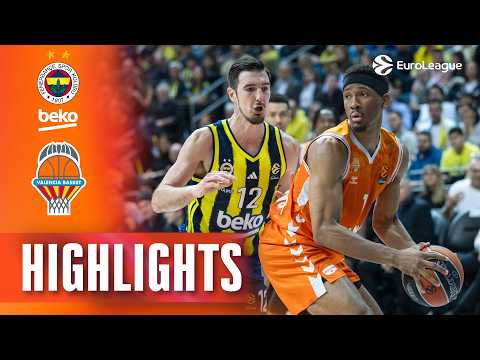 So Close to OVERTIME | Fenerbahçe - Valencia | R22 BASKETBALL HIGHLIGHTS 2025-26