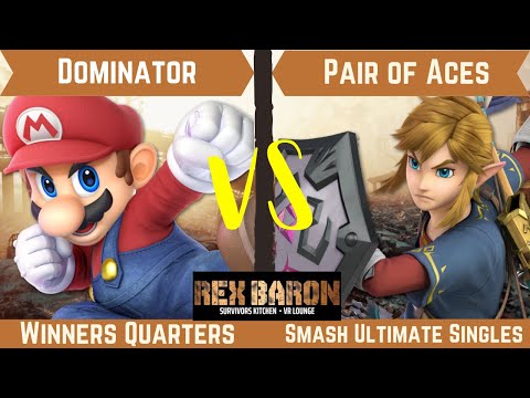 Rex Baron 6 Winners Quarter Finals - Dominator (Mario) Vs. Pair of Aces (Link)