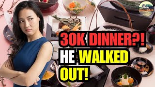 Gold Digger Goes Crazy Ordering 30,000 Yuan Meal, Guy Walks Out Mid-Date – She’ll NEVER Forget!