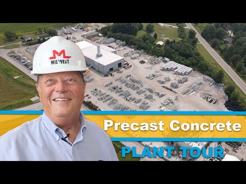 Behind The Scenes Of A Precast Concrete Plant In Indiana | Minnick Services