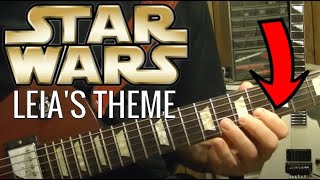 STAR WARS - Princess Leia's Theme - Guitar Lesson