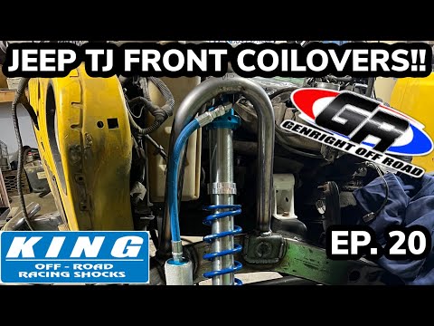Jeep Wrangler TJ Front Coil Over Towers!! (Jeep TJ One-Ton Build) [Ep. 20]