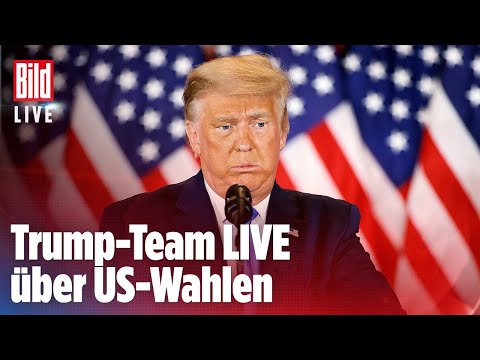 🔴 US-Wahl 2020: Trump Team gibt LIVE-Statement
