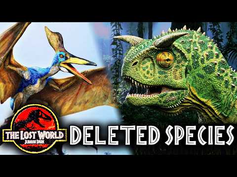 🔥ALL DINOSAURS CUT from THE LOST WORLD: JURASSIC PARK