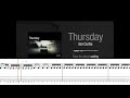Ian Curtis - Thursday ( Waiting ) - Isolated Bass and Drums with Tab
