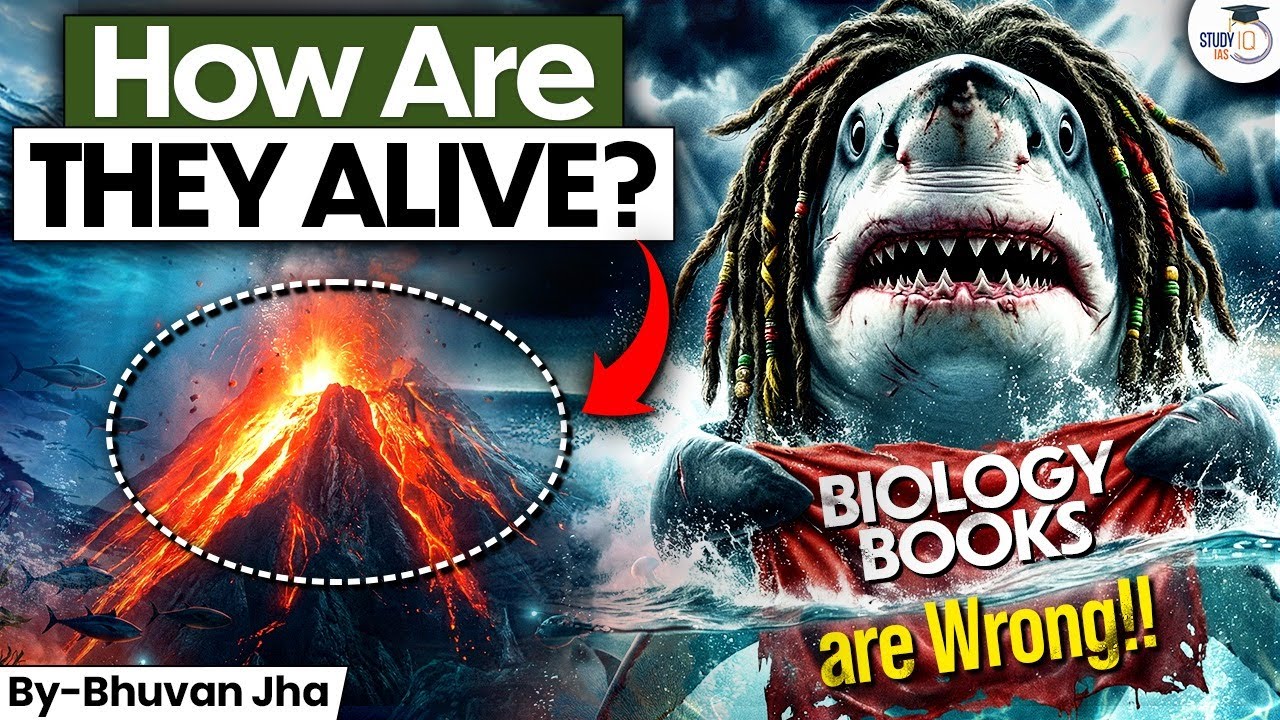 Shocking: How Sharks Survive Near the World’s Most Active Underwater Volcanoes? | UPSC | StudyIQ