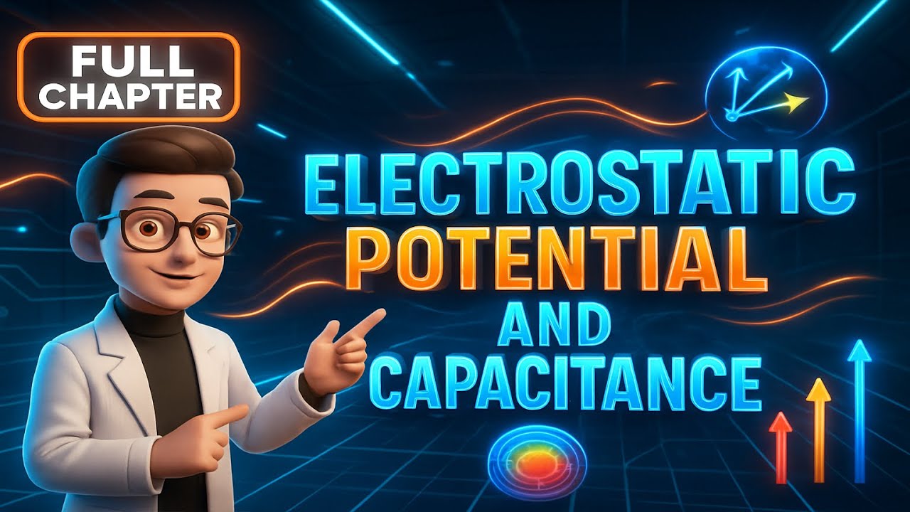 Electrostatic potential and capacitance || Complete chapter explanation || class 12th physics ||