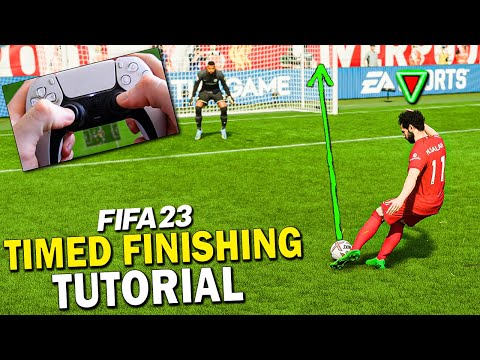 GREEN TIMED FINISHING TUTORIAL | HOW TO TIME FINISH IN FIFA 23 | FIFA 23 FINISHING TUTORIAL