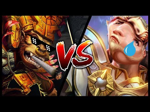 Step by Step Guide on How to Make King Arthur Suffer... | Smite Hun Batz Jungle w/ Friends! Video