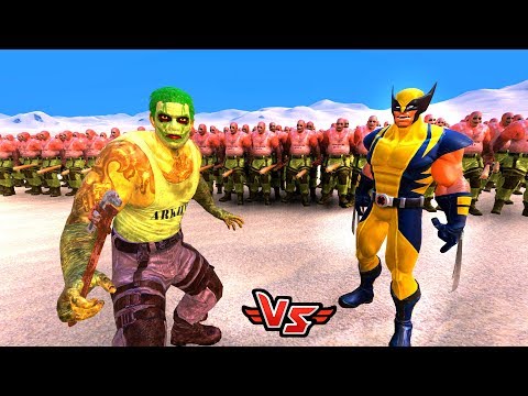 JOKER VE ADAMLARI VS WOLVERINE 😱 - Süper Kahramanlar