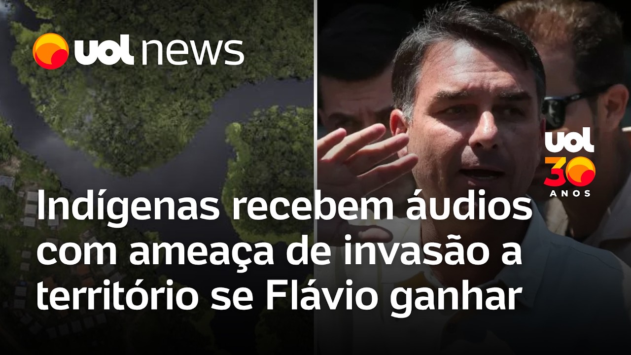 Indígenas recebem áudios com ameaça de invasão a território se Flávio Bolsonaro ganhar eleições