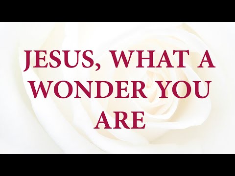 Jesus, What A Wonder You Are  - Divine Hymns - Lyrics Video