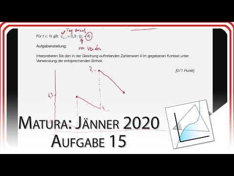 Matura 2020 Jänner: Aufgabe 15 - Konzentration eines Arzneistoffes | Mathe EasyGoing