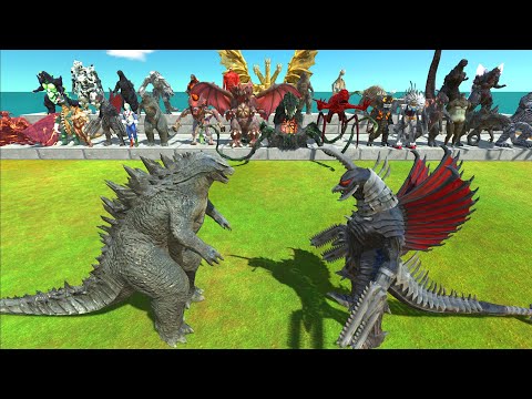 1vs1 Kaiju Monster Battle | Who is The Strongest? - Animal Revolt Battle Simulator