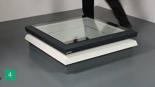 How To Install A Skyseal Powered Opening Flat Glass Roof Light On A Builder’s Upstand