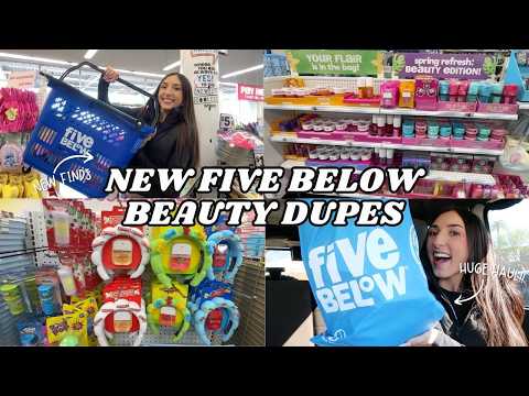 I Tried ALL Of FIVE BELOW'S New Beauty Dupes | In Store Shopping, Brutally Honest Review & HUGE Haul