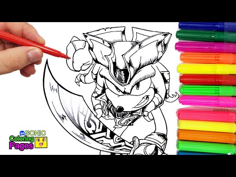 Sonic Prime Knuckles the Dread - Coloring Pages NEW Sonic (a Sonic Prime character)