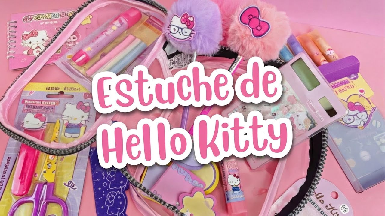 ¡Arma tu estuche de Hello Kitty con lo más nuevo en papelería para el regreso a clases de 2025!