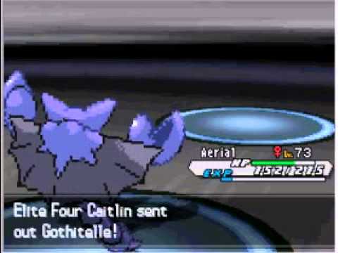 Pokemon Volt White 2 Walkthrough 62 - Elite Four: Caitlin & Marshal