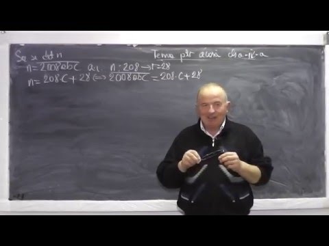 1/2 Lectia 866 Teorema impartirii cu rest Scrierea unui numar in baza 10 Compararea fractiilor CLS 4