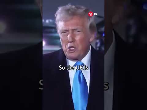 Trump threatens 'out of line' UK and EU with tariffs