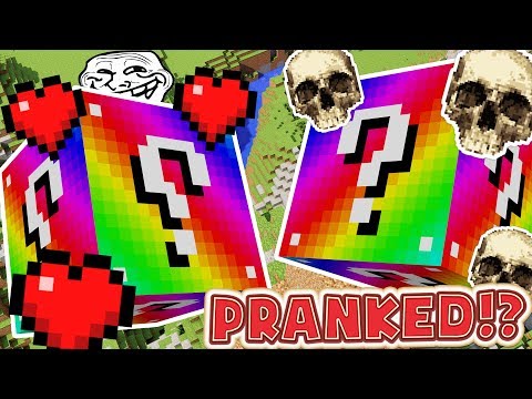 PRANKING EVERYONE WITH VERY LUCKY BLOCKS - Minecraft Walls Modded Minigame | JeromeASF