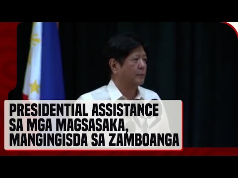 Mga magsasaka, mangingisda at kanilang pamilya sa Region 9, nakatanggap ng presidential assistance