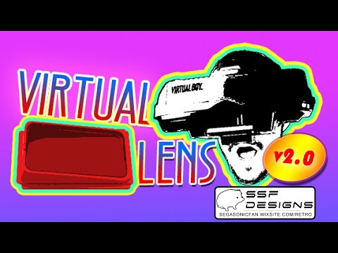 Virtual Lens v2.0! for Virtual Boy (Eye cover replacement) by Segasonicfan Designs