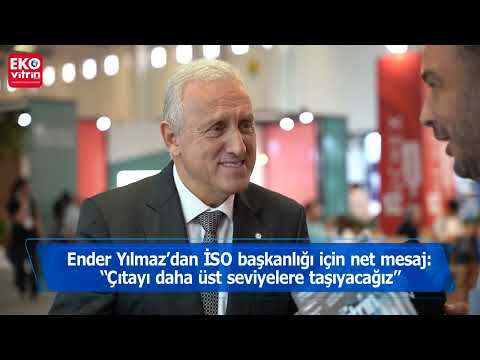 Ekovitrin'e konuşan Ender Yılmaz’dan İSO seçimlerinde “liyakat” mesajı
