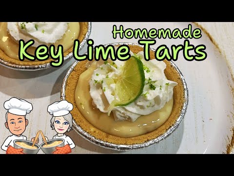 Easy Key Lime Tarts / How To Make Delicious Key Lime Tarts / Perfect Key Lime Tarts