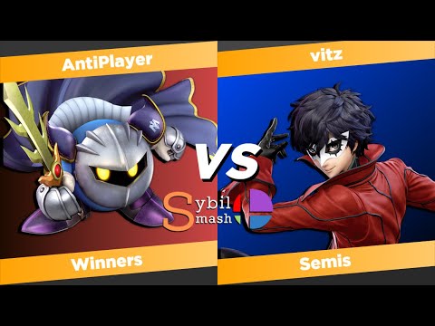 Sybil Smash Winners Semis - AntiPlayer (Meta Knight) Vs. vitz (Joker) SSBU Tournament