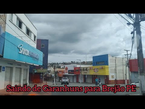 Saindo do centro de Garanhuns para Brejão PE#centro #domingo#movimento #reduzido