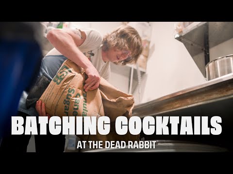 Batching Cocktails Like a Pro: Inside The Dead Rabbit’s Secret Lab with Luke Morris!