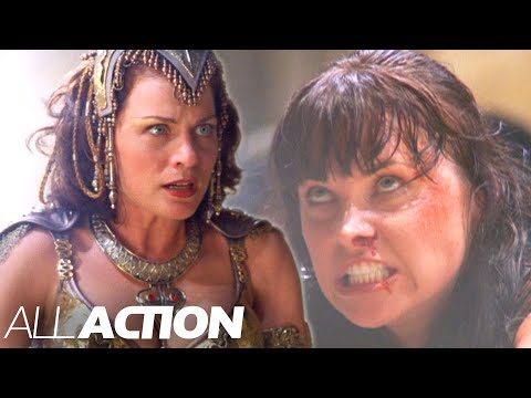 Xena Battles Athena | Xena: Warrior Princess | All Action