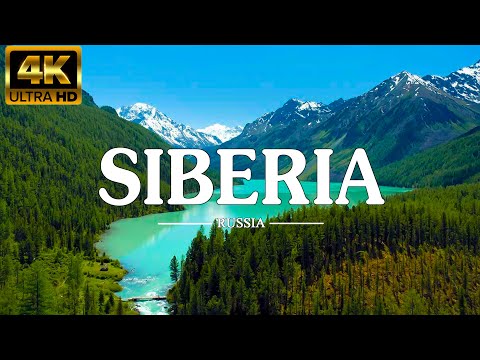 FLYING OVER SIBERIA (4K UHD) - Relaxing Music Along With Beautiful Nature Videos - 4K Video HD