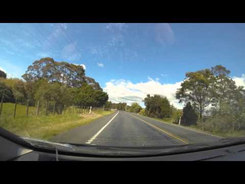 Timelase on road from Auckland to Te Aroha