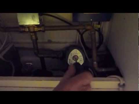 How to bleed a central heating pump (circulator). Get your heating going again.