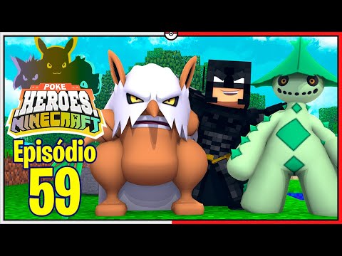 Minecraft POKÉHEROES #59 - AS PLANTAS DO BATMAN | PIXELMON