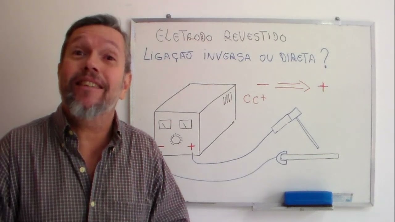 Eletrodo revestido, ligação inversa ou direta