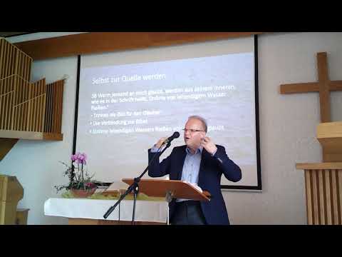 Quelle des Lebens, Predigt über Johannes 7,37-39