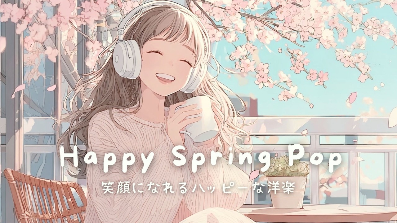 【洋楽】春の音に包まれて🌸 やさしく流れるポップで可愛いプレイリスト🎶 | 朝活/作業用/仕事/家事/勉強/カフェ/チルBGM
