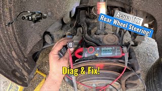 2015 Acura TLX - Rear Steering Problem! Diag & Fix!