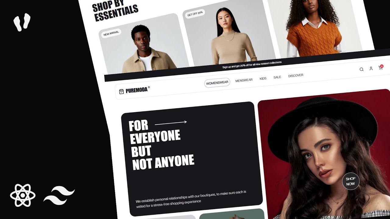 Modern React Landing Page Tutorial: Bento Grid Hero, Tailwind CSS & GSAP Smooth Scroll